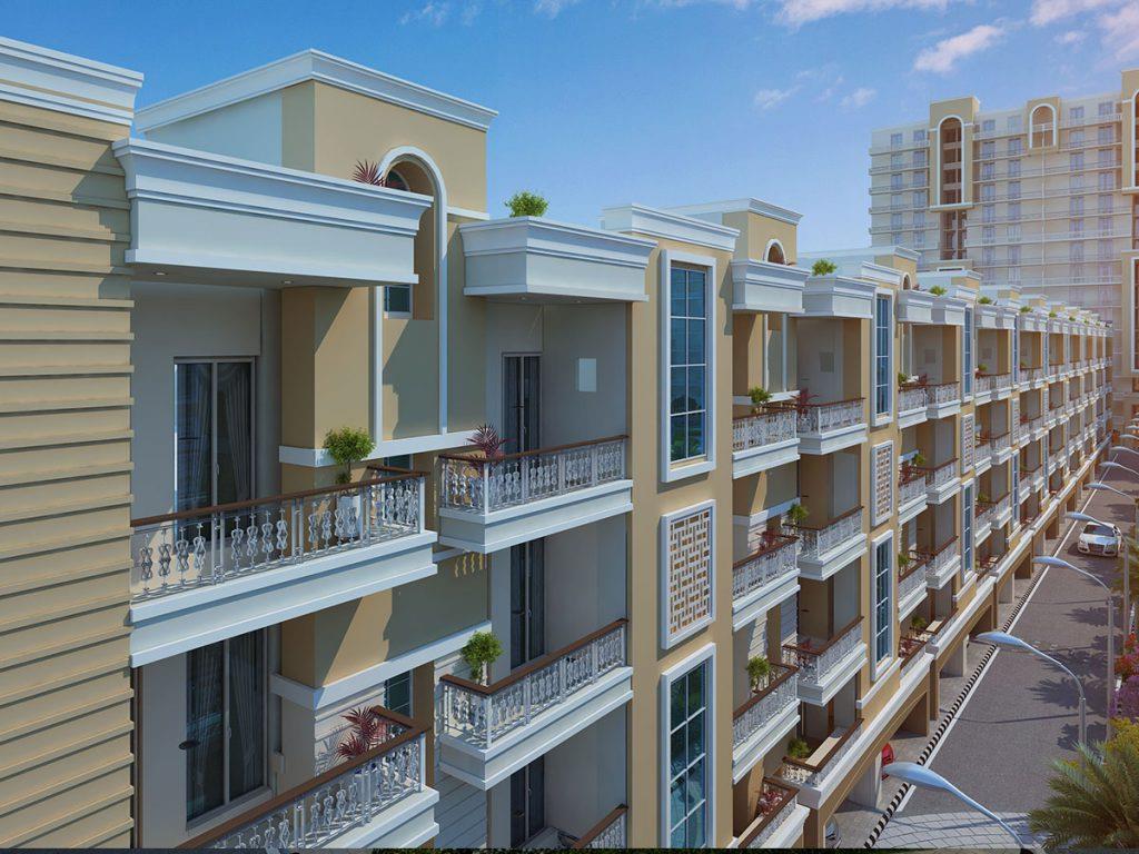 3 BHK 1450 SF Flats Dhakoli